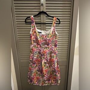 Nine West Colorful Floral Dress